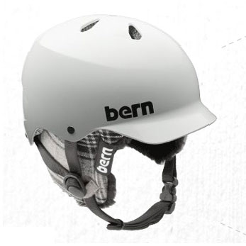 Bern Snowboarding Helmets. Bern Watts Eps Gloss White