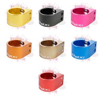 JD Bug - Pro Street Coloured Double Collar Clamp