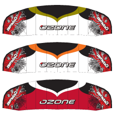 Ozone Catalyst Kite Colours 2010