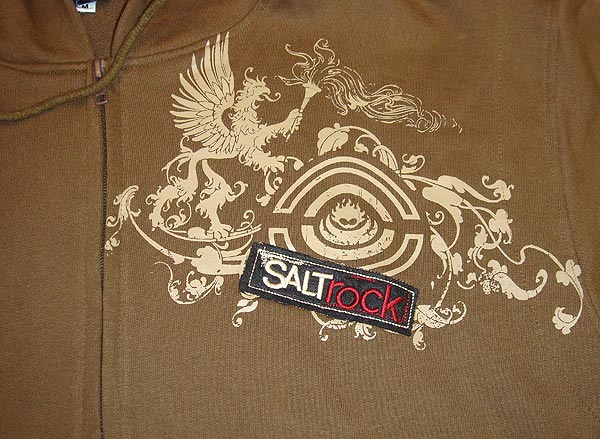 Saltrock - Brown Zip Hoody