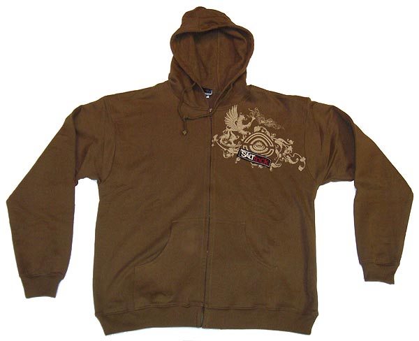Saltrock - Brown Zip Hoody