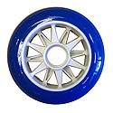 Blazer - 100mm Blue Spoked Wheel
