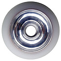 Eagle Sport - 100mm Silver Metal Core White PU