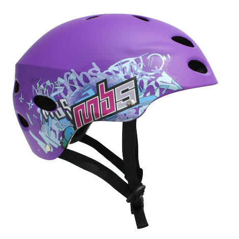 MBS - Helmet Purple Logos