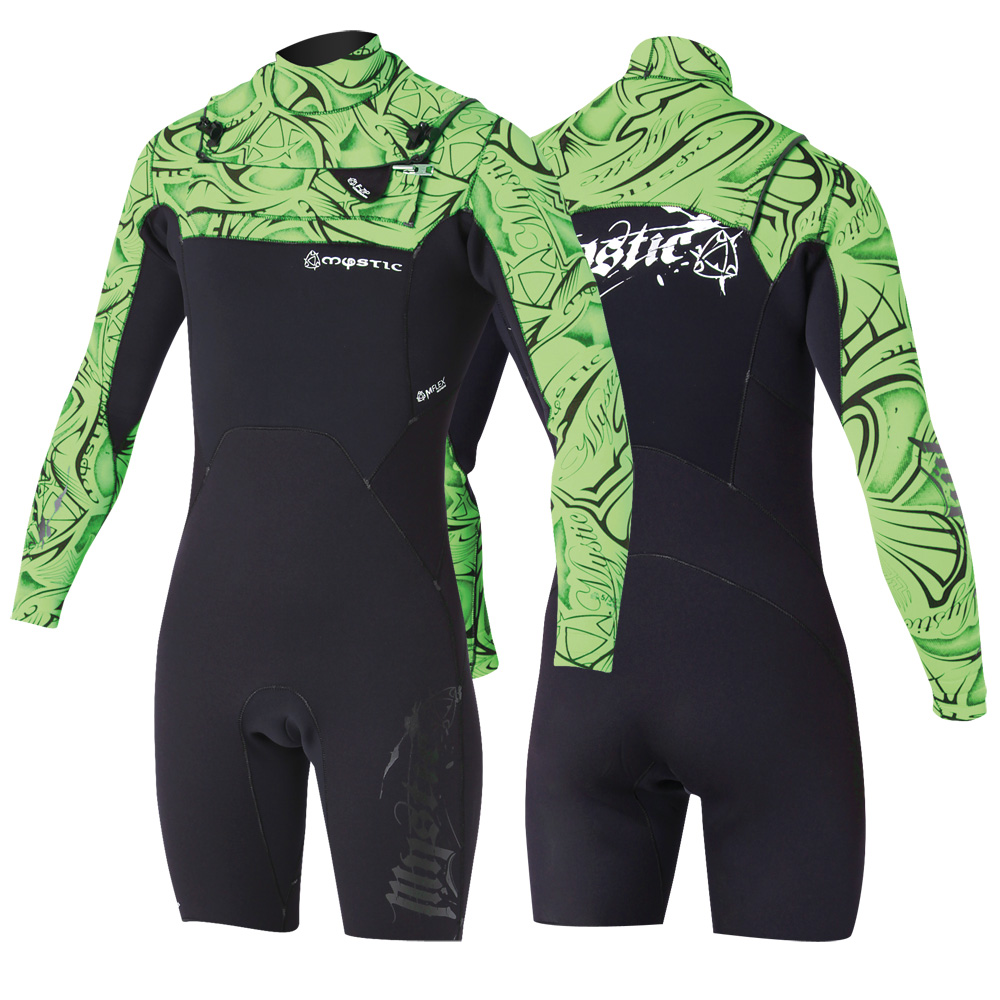 Mystic - Empire Green 2012 3/2mm Shorty Wetsuit