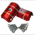 Swish - Quad Clamp Red Anodised