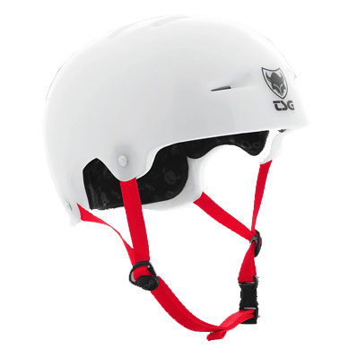 TSG Evo Helmet in Clear White Special Make Up