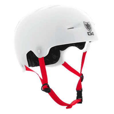 TSG Evo Helmet in Clear White Special Make Up TSG Evo Helmet in Clear White Special Make Up