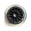 Yak - 100mm x 85a Clear Black Wheels