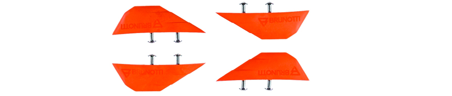 Brunotti Dimension 2018 Kitesurfing board slicer fins