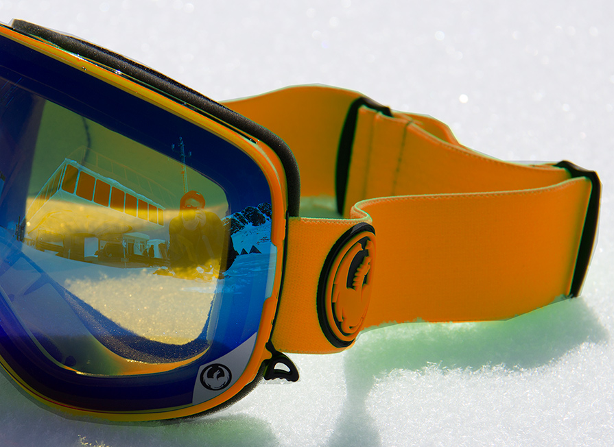 Dragon X2 Orange Snowboard Goggles with Darksmoke Lens