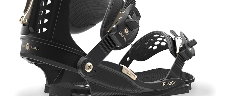 union trilogy womens 2018 snowboard bindings in black in listing