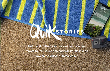 GoPro Hero Quik Stories