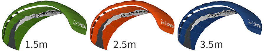 HQ4 Alpha Beginner Powerkite what size