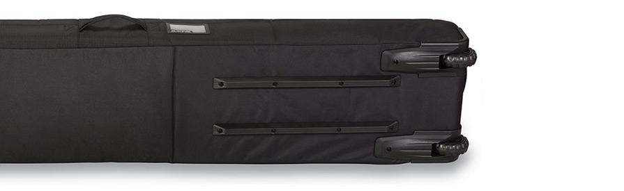 Dakine Low Roller Black Snowboard Wheeled Luggage Bag heavy duty roller wheels