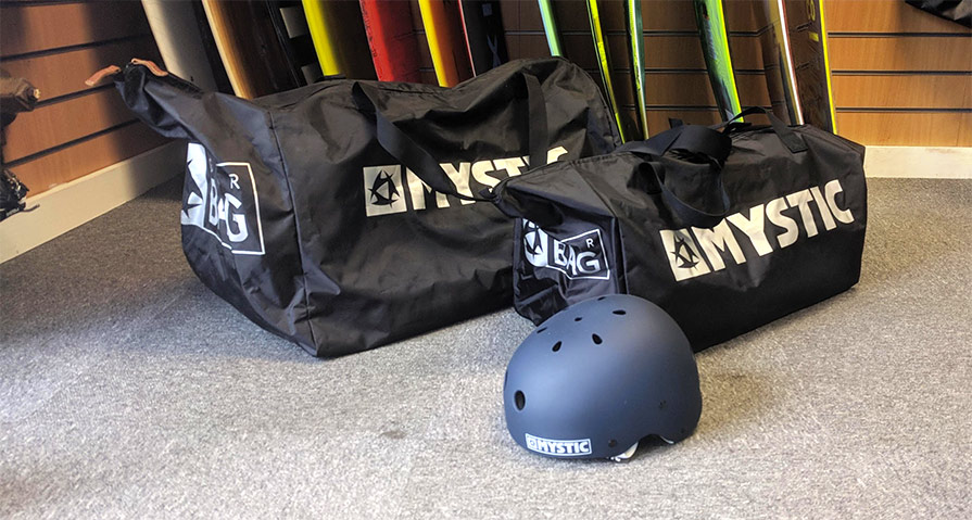 Mystic Norris and Dorris Gear Bags Size Comparison