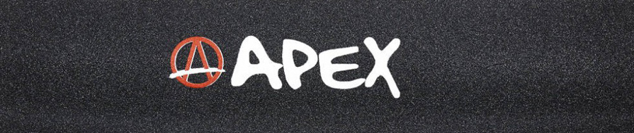 Apex Griptape Sheet with Printed Logo