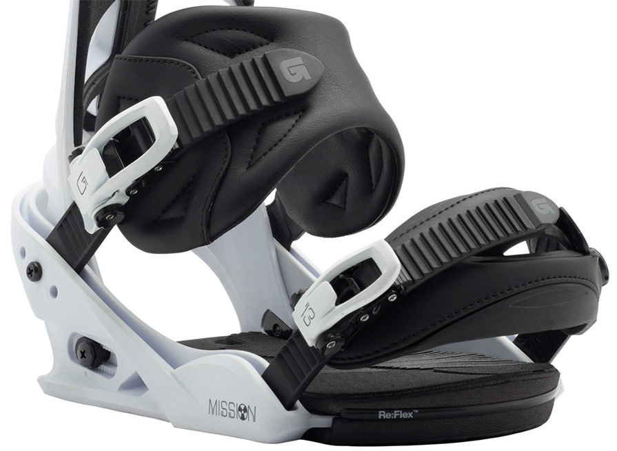 Burton Mission Ltd White Snowboard Binding