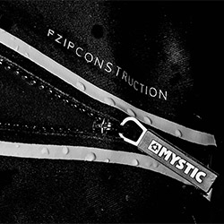 Mystic Diva 5/3mm Womens Winter Wetsuit in Grey front zip entry construction