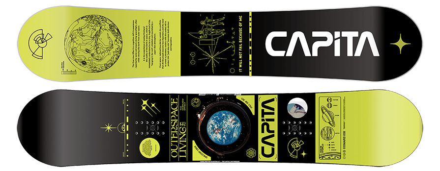 Capita Outerspace Living Snowboard - ATBShop.co.uk