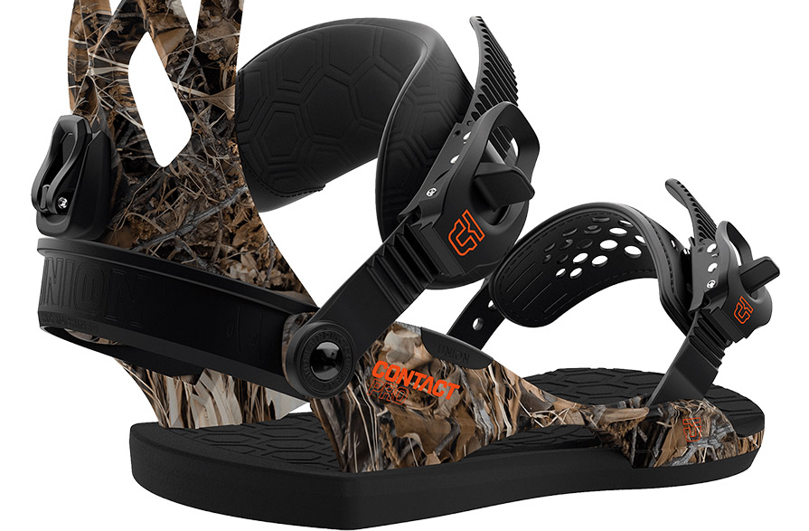 Union Contact Pro Camo Mens Snowboard Bindings