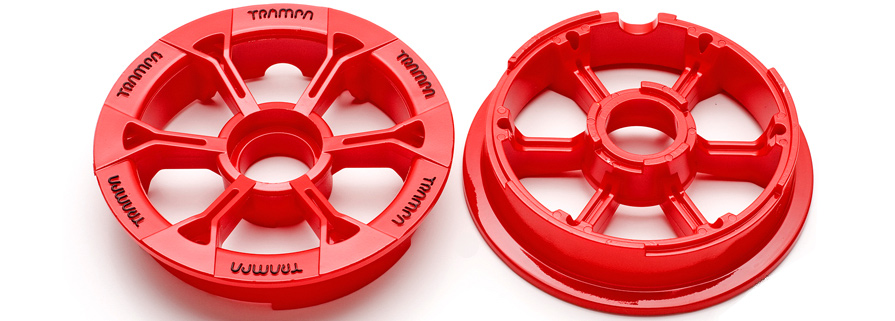 Trampa Hypa Hub Red mountain board wheel