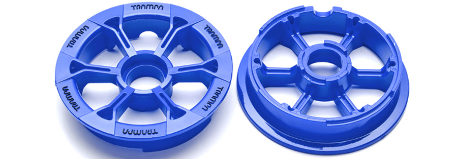 Trampa Hypa Hub Blue mountain board wheel 7 8 6 inch