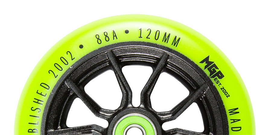MGP MFX Syndicate Scooter Wheel AR120 120mm Green