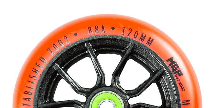 MGP MFX Syndicate Scooter Wheel AR120 120mm Orange