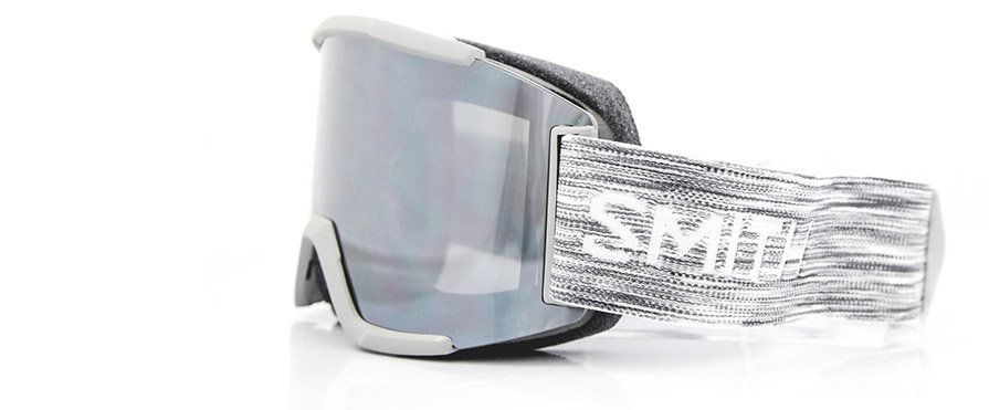 Smith Squad Cloud Grey ChromaPop Sun Platinum Snow Goggles in listing