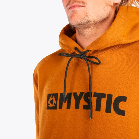 Mystic Brand Hoody Sweat Golden Brown Hood Detail