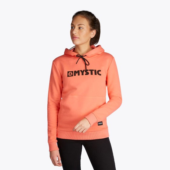Mystic Brand Hoodie Faded Coral Rear