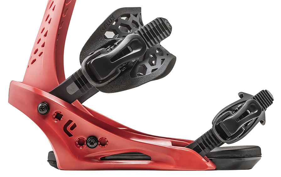 Flux PR Red Snowboard Binding