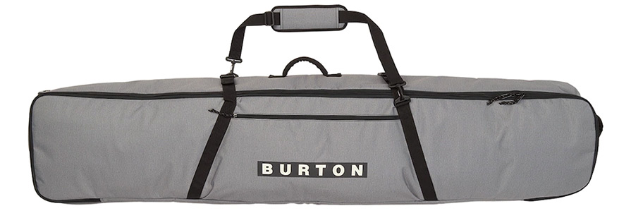 Burton Wheelie Gig Snowboard Bag Grey Heather Print in listing close up