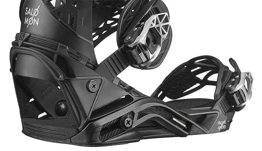 Salomon Highlander Black Snowboard Bindings