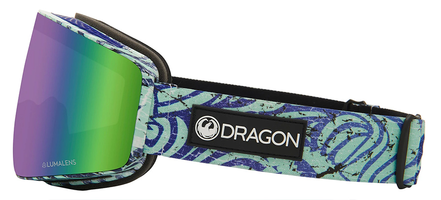 Dragon	PXV Tropics Luma Lens Green Ion Snow Goggles in listing close up