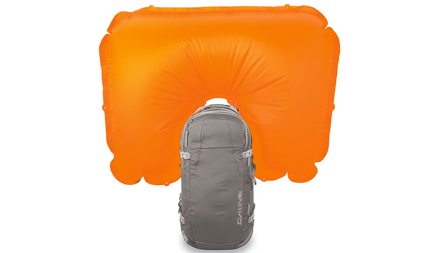 Mammut R.A.S. Removable Airbag 3.0 System deployed
