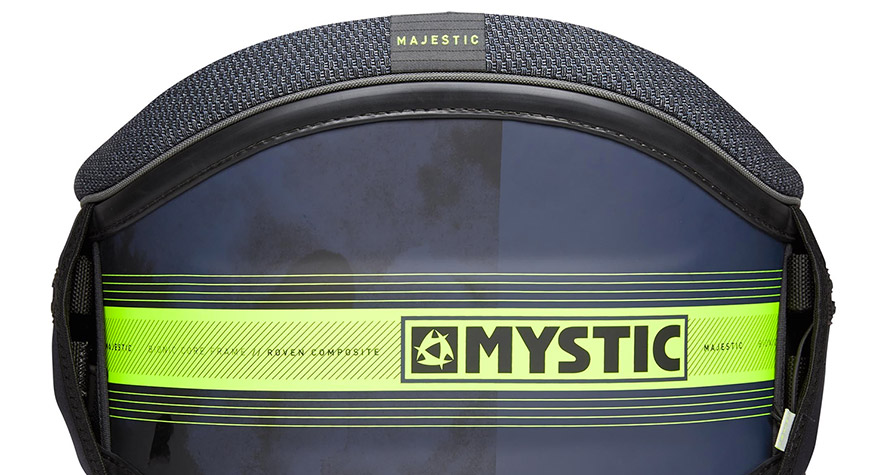 Mystic Majestic Hard Shell Harness Navy Lime back