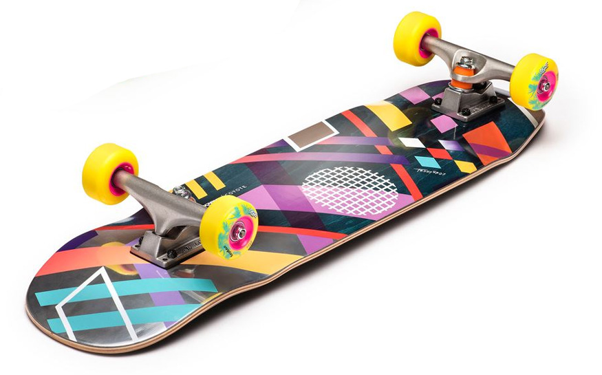 Loaded Boards Coyote Skateboard - Hybrid Deck Für Street & Cruising