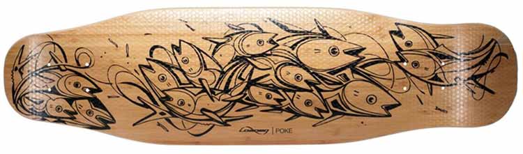 Loaded Longboards Poke Deck Graphic