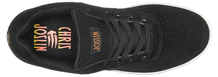 Etnies Joslin Skate shoes Black White Tan Top