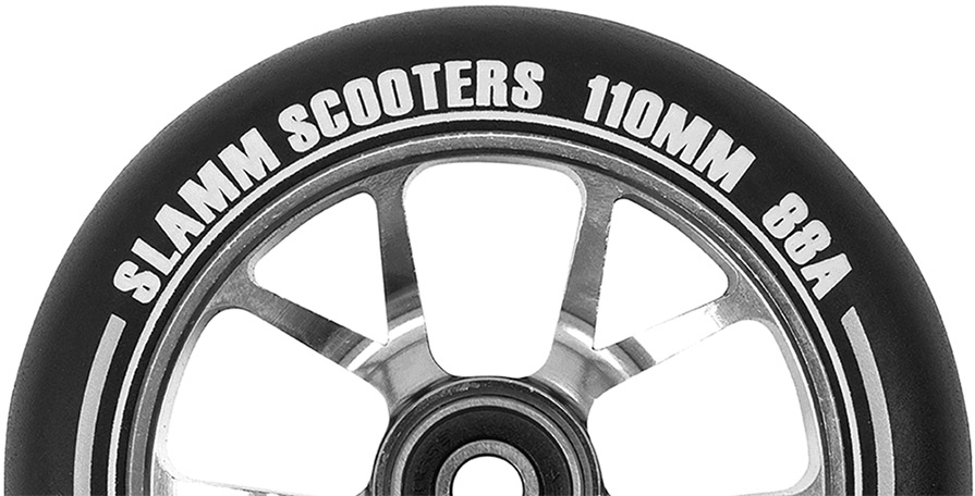 Slamm V-Ten Scooter Wheel 110mm Titanium
