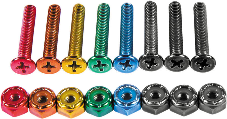 Enjoi Little Buddies Rainbow Skate Bolts 1in