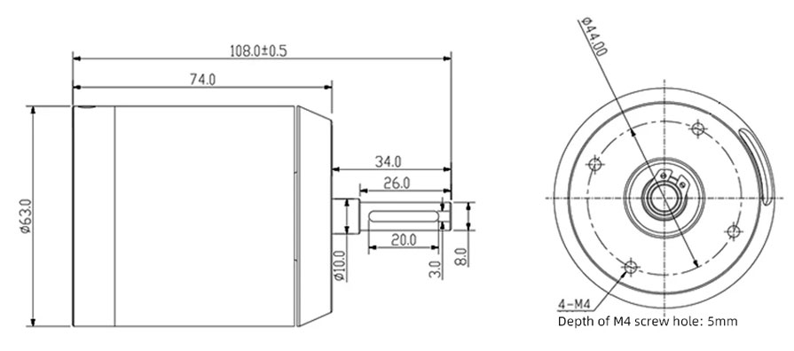 Flipsky 6384 Electric Motor Sizes