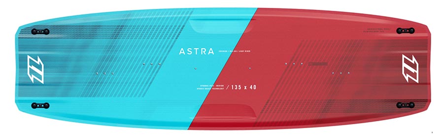 North Kiteboarding Astra Kite Board top sheet graphic