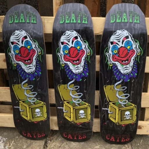 Death Dan Cates Jack in the Box Skateboard Deck Shapes