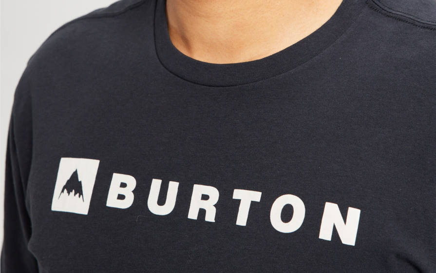 Burton Burton Horizontal Mountain True Black T-Shirt