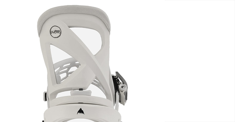 Burton	Scribe Re:Flex Stout White Womens Snowboard Binding hiback listing