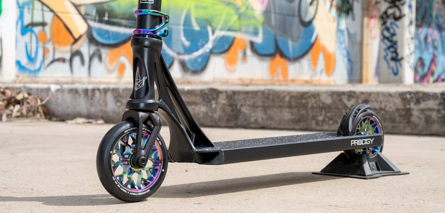 Blunt Prodigy X Black Oil Slick Park Stunt Scooter