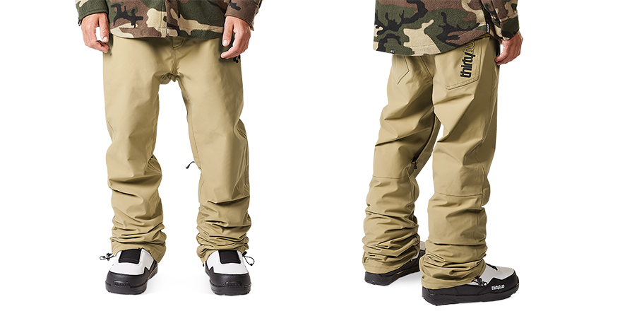 32 Wooderson Pant in Khaki listing with model